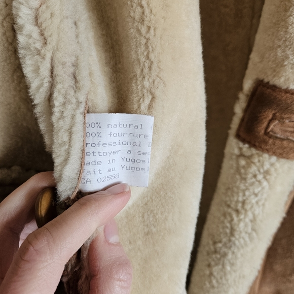 Vintage Danier Shearling Coat - Picture 9 of 15